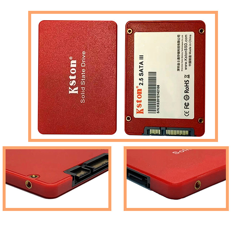 Kston 2.5 SSD 128GB 240GB 120GB 480GB 960GB SSD 2.5 하드 디스크 디스크 광학 솔리드 스테이트 디스크 2.5 인치 PC 용